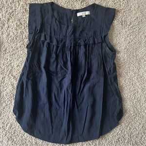 Loft navy blouse